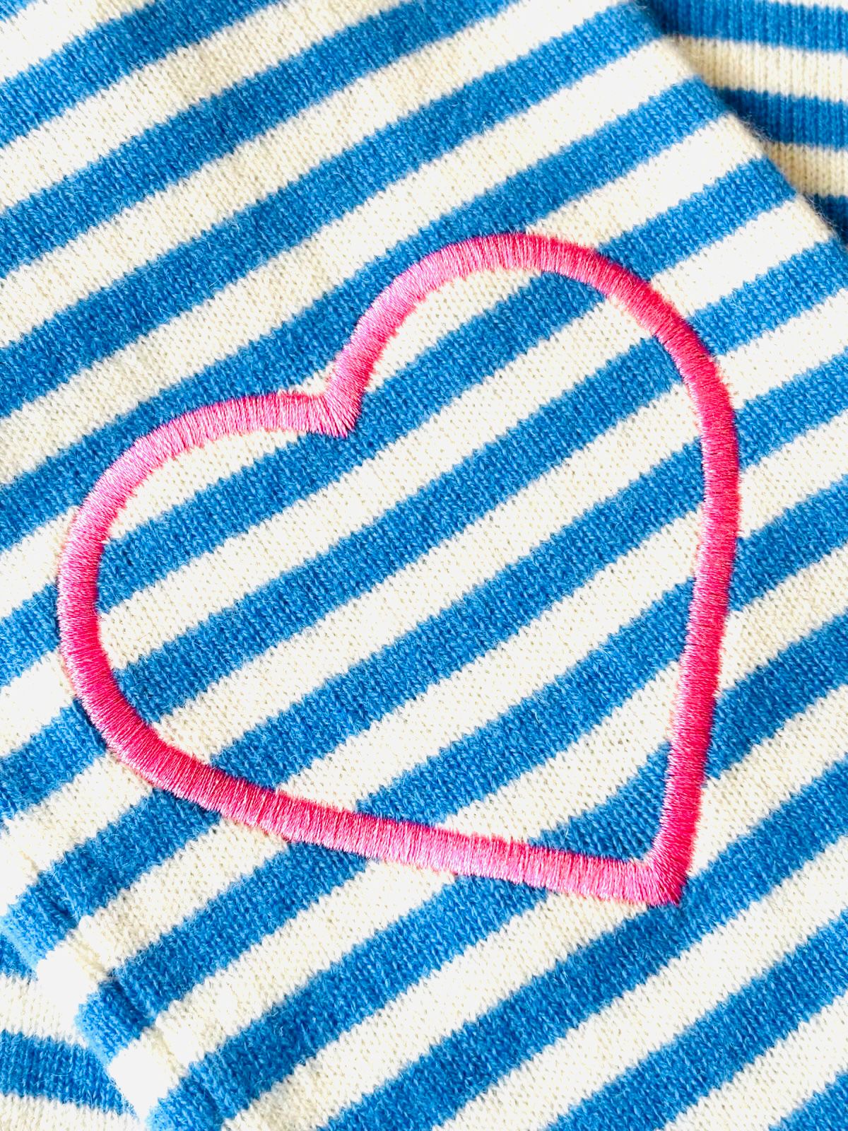 Emma boxy striped jumper