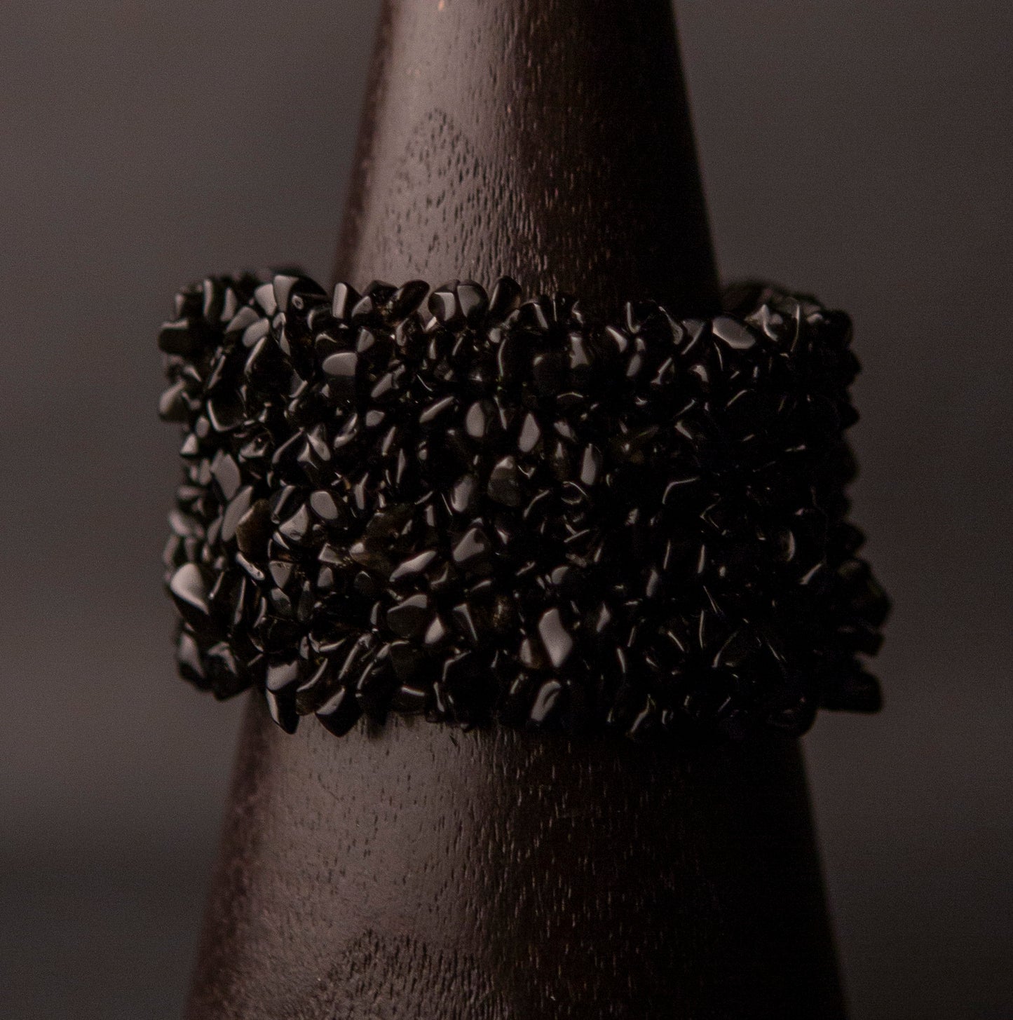 Adele semiprecious knitted bracelet