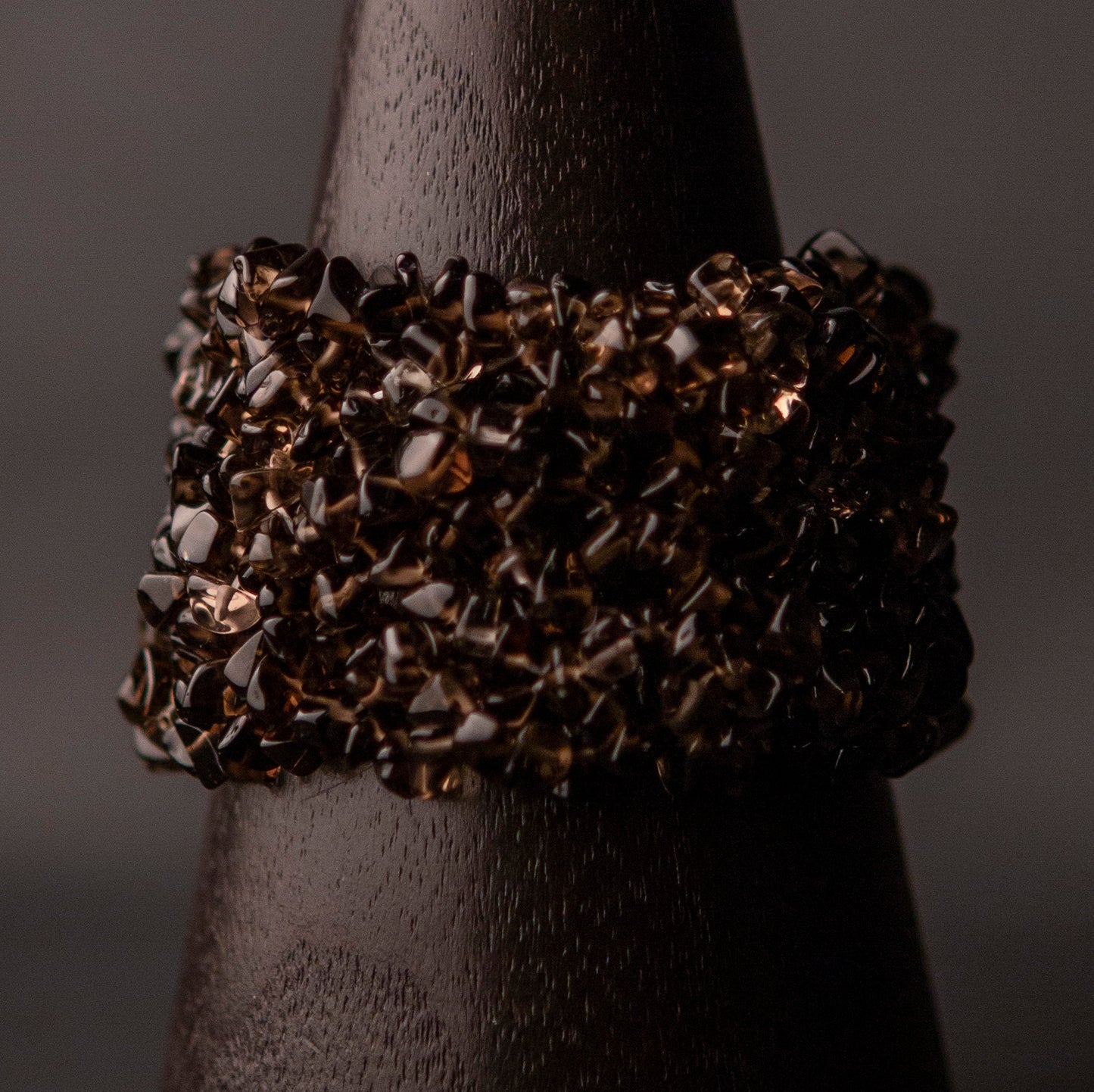 Adele semiprecious knitted bracelet