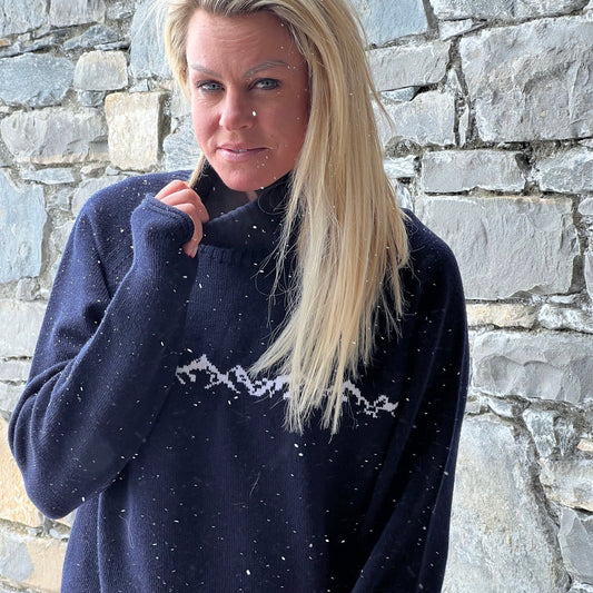 Women's Mountain Range Midlayer - Navy