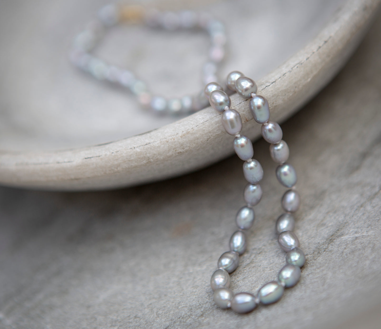 Astrid fine pearl necklace