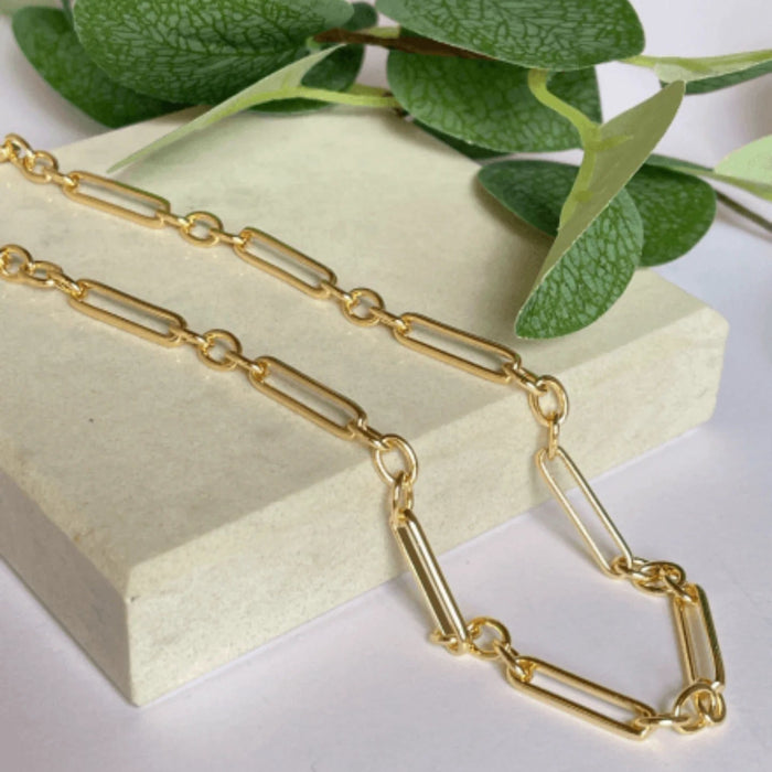 Clara Gold Link Necklace