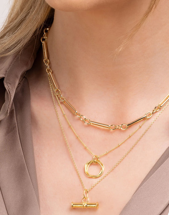 Clara Gold Link Necklace