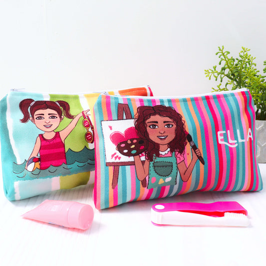 Personalised Washbag for Girls