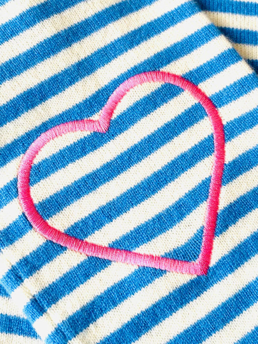 Emma boxy striped jumper