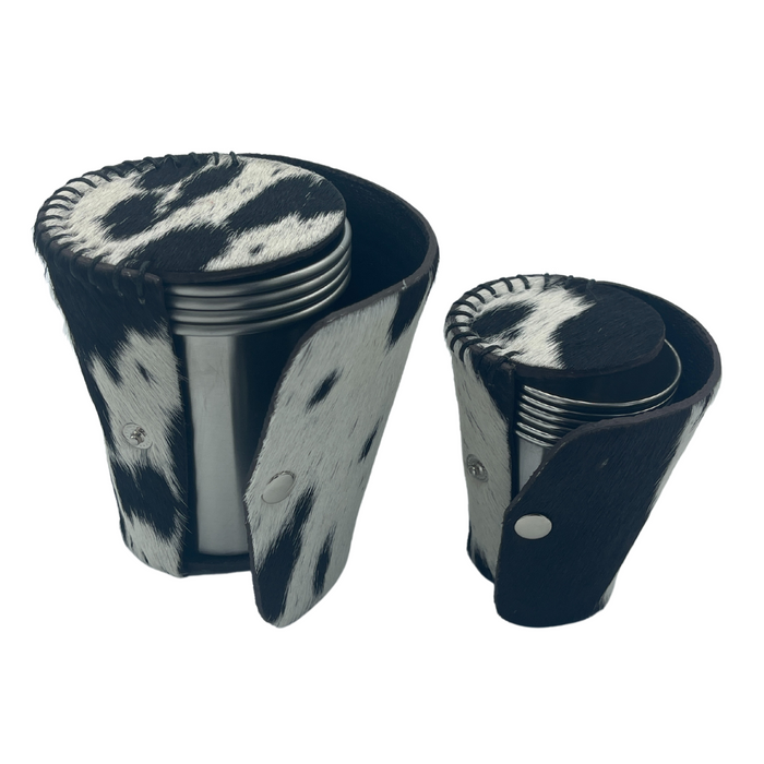 Cowhide Sundowner Cups x 4