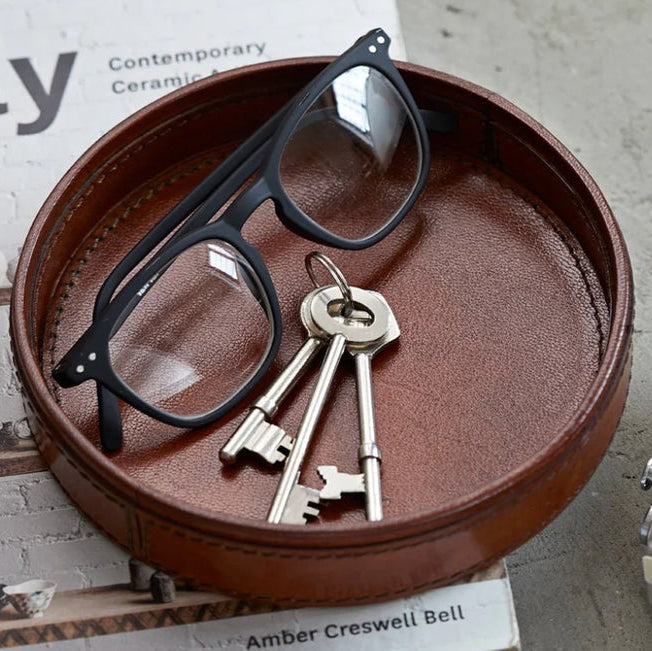 Leather Key Tray
