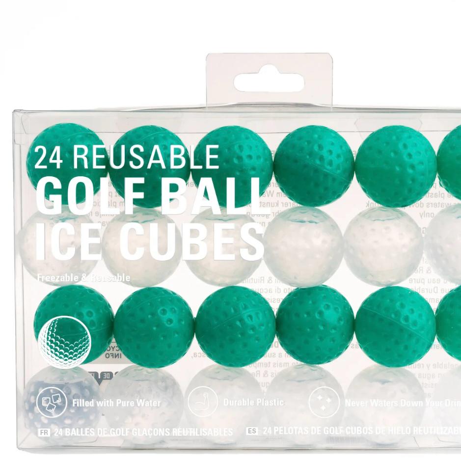 Reusable Golf Ball Ice Cubes