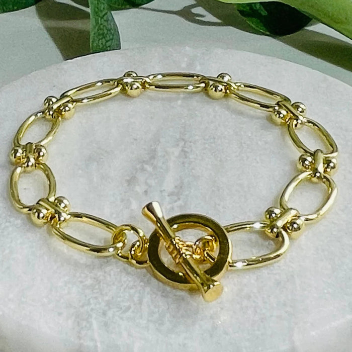 Jessica Gold Link Bracelet