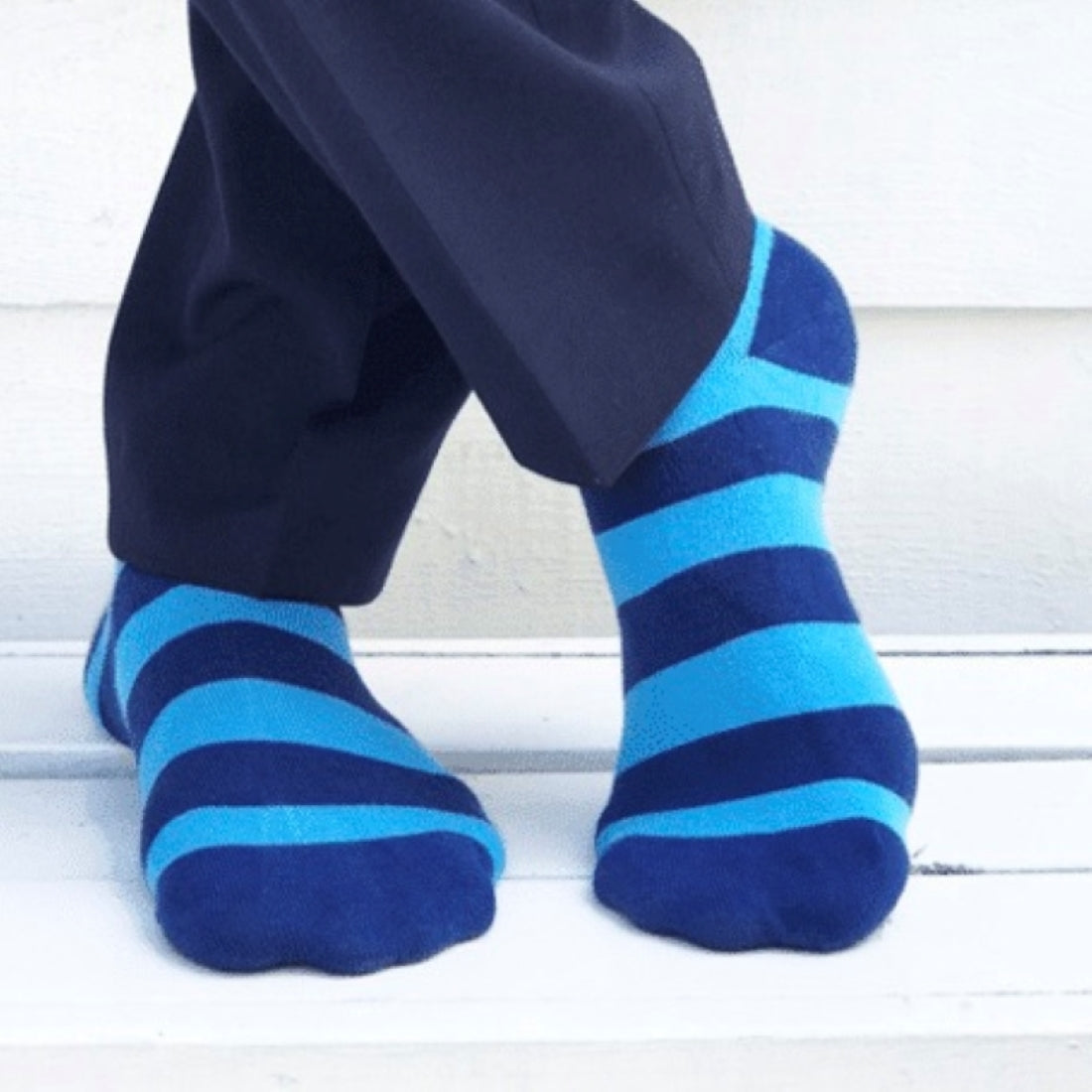 Unisex Striped Bamboo Socks