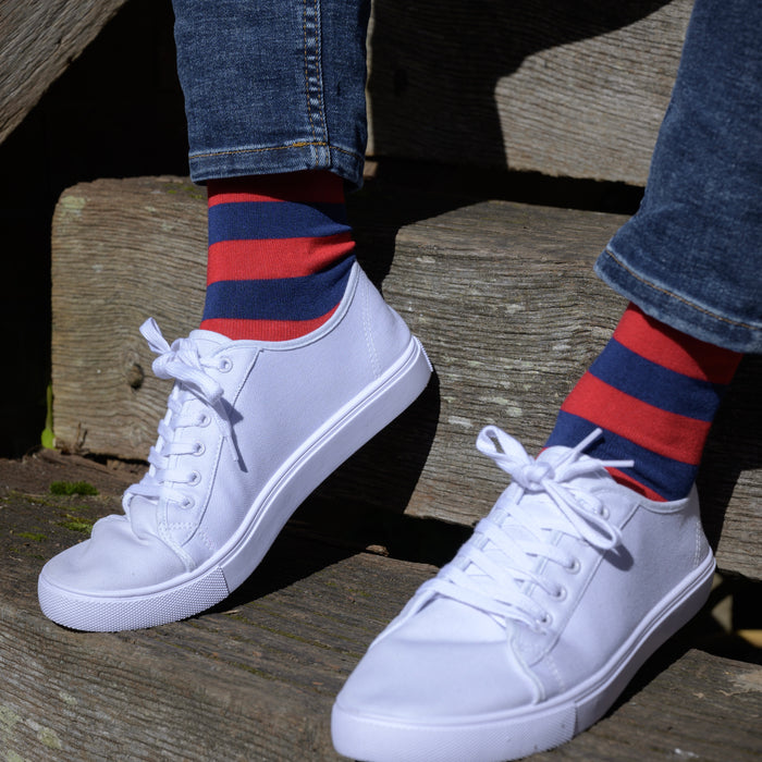 Unisex Striped Bamboo Socks