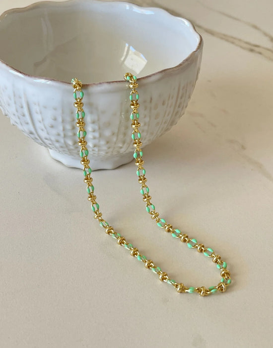 Enamel Necklace (available in 4 colours)