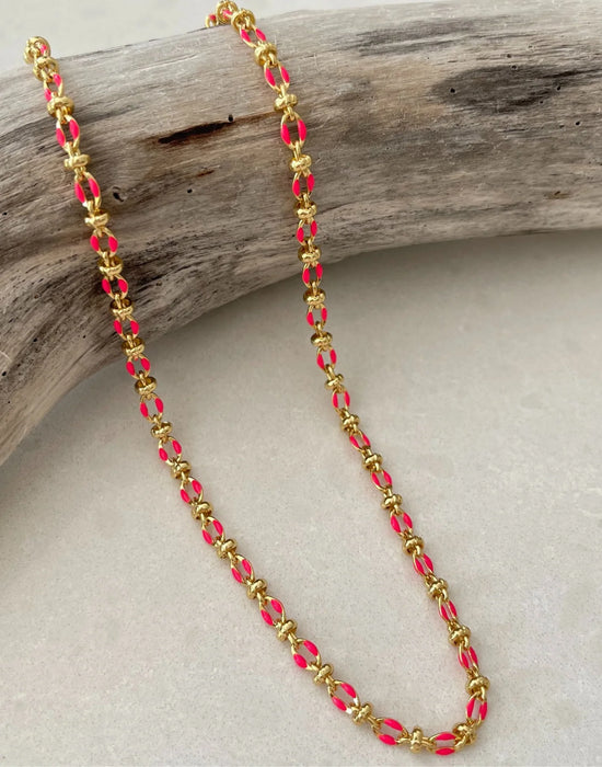 Enamel Necklace (available in 4 colours)