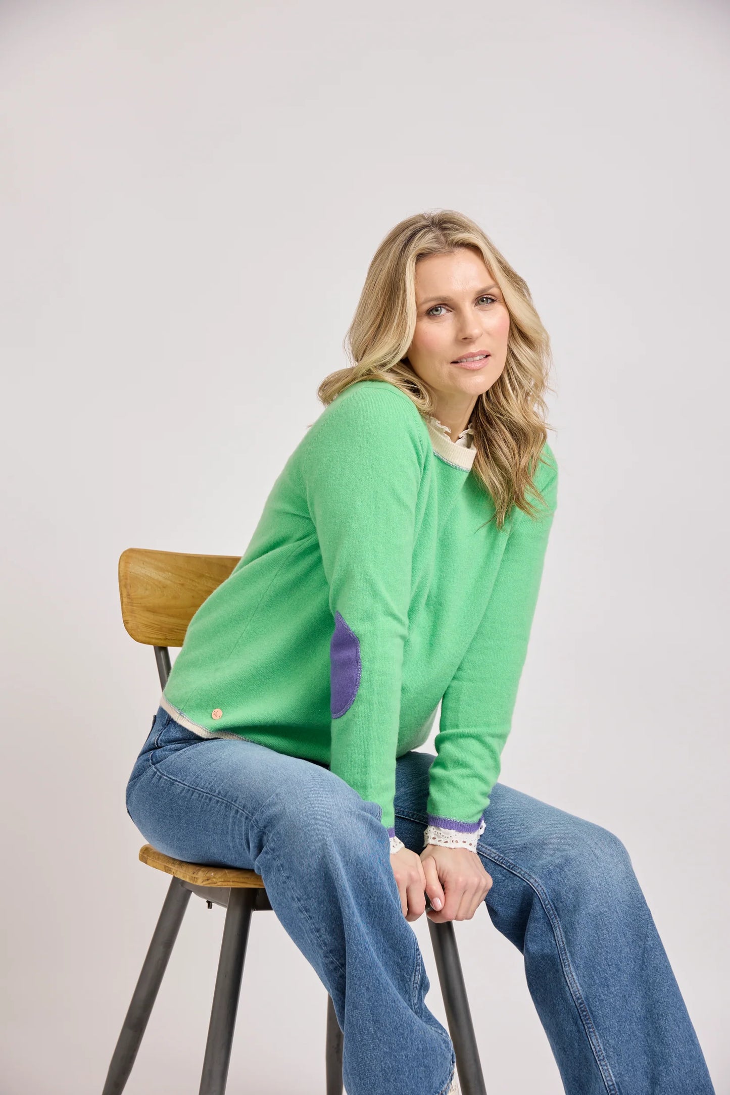 Rosie tipped boxy jumper