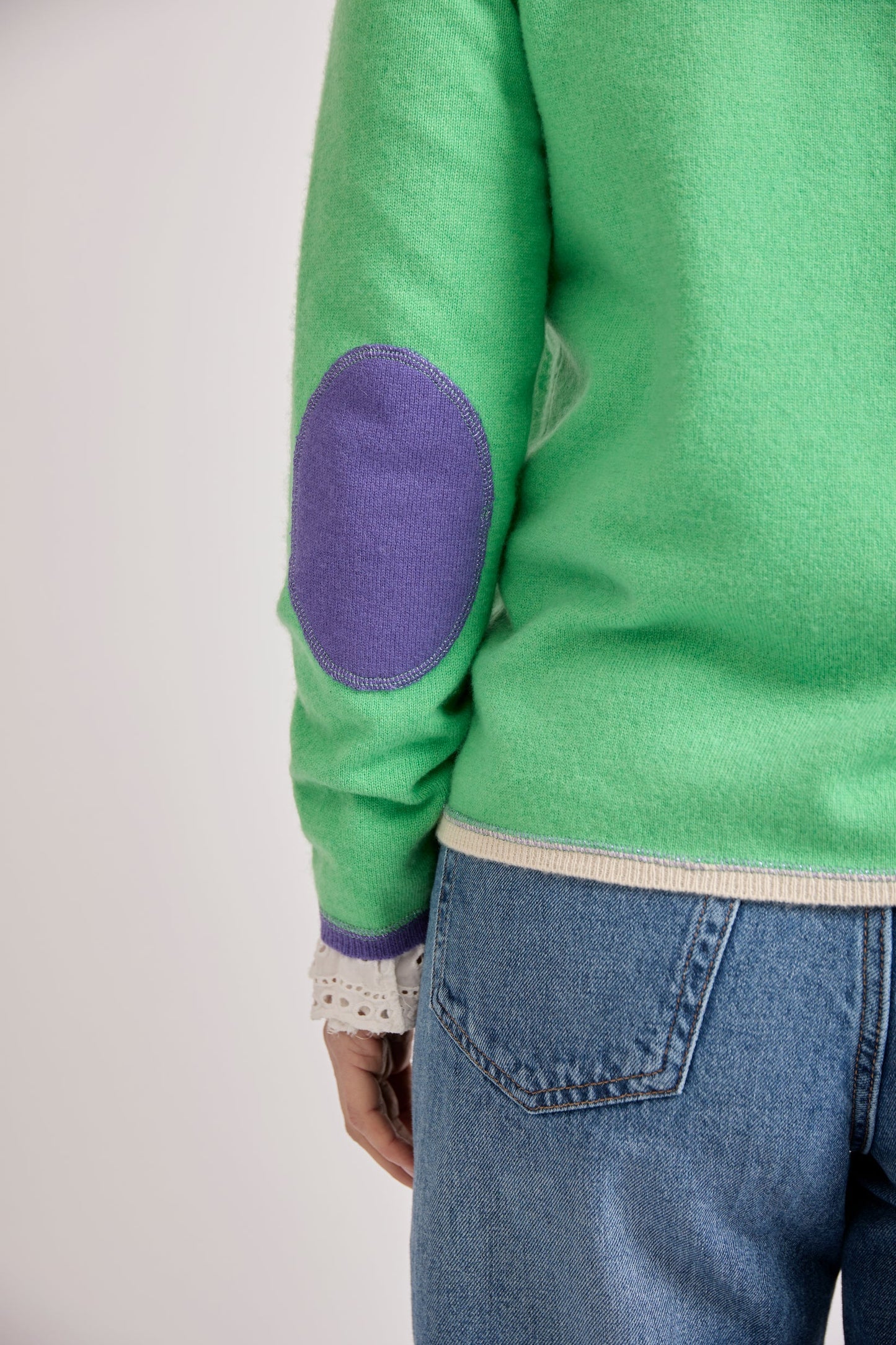 Rosie tipped boxy jumper