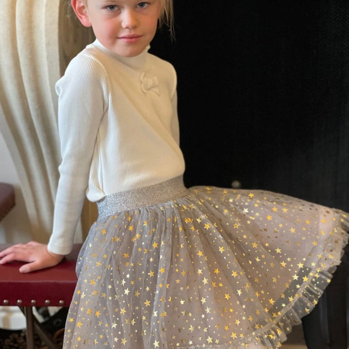 Silver star skirt