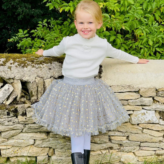Silver star skirt