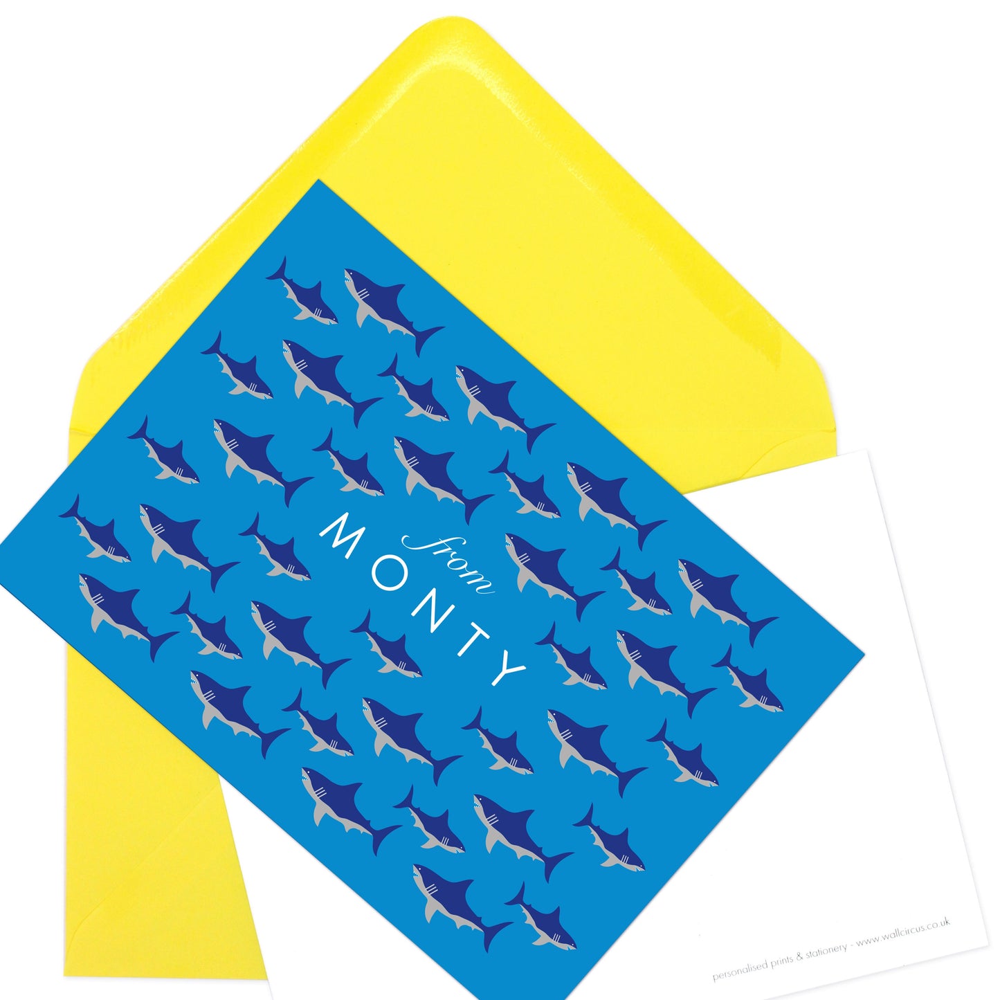 Shark Personalised Postcard Pack