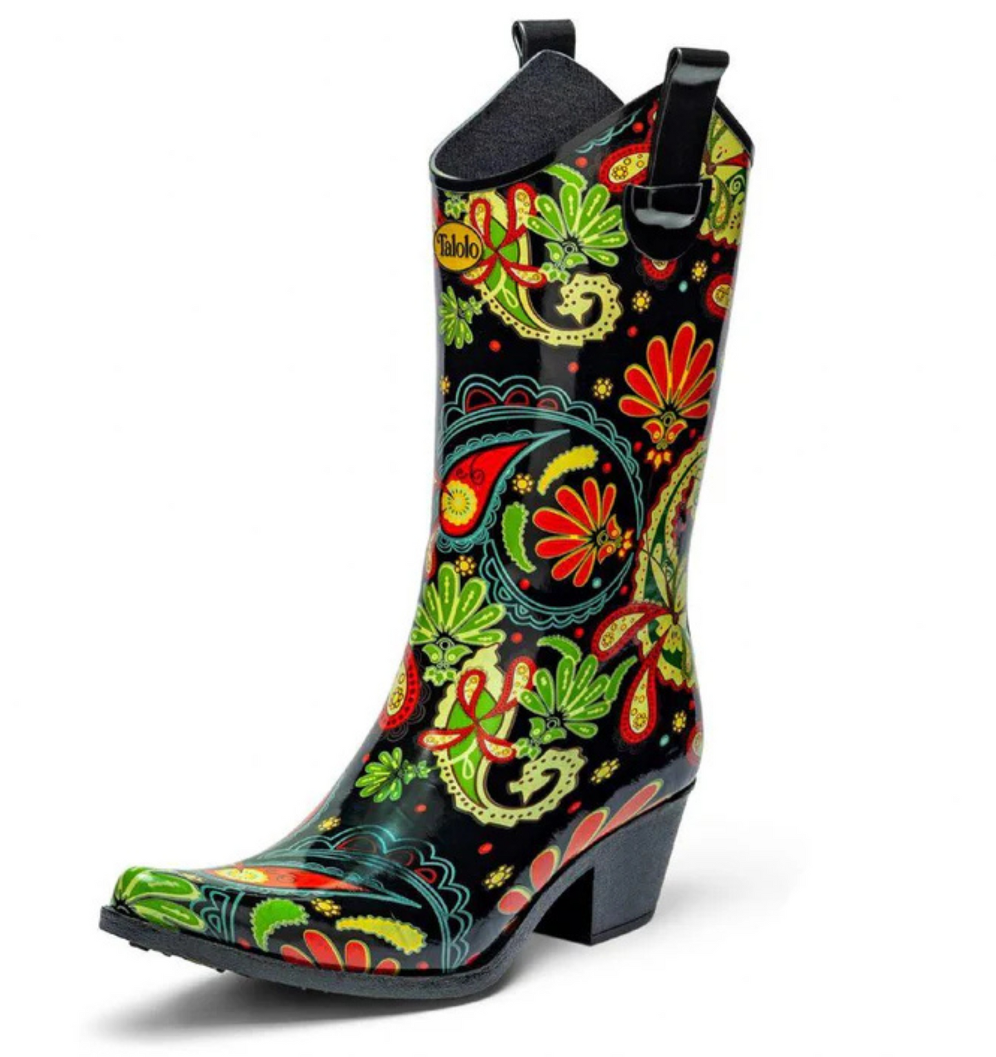 Paisley Vibe cowboy boot wellies