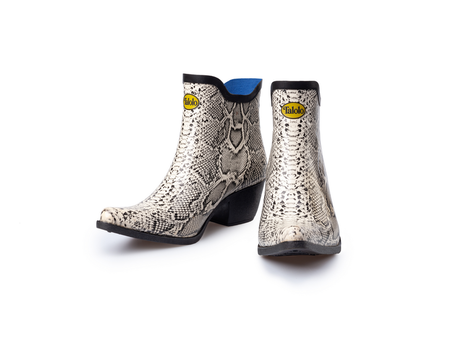 Ankle Cowboy Welly - Lizzie Snake Print