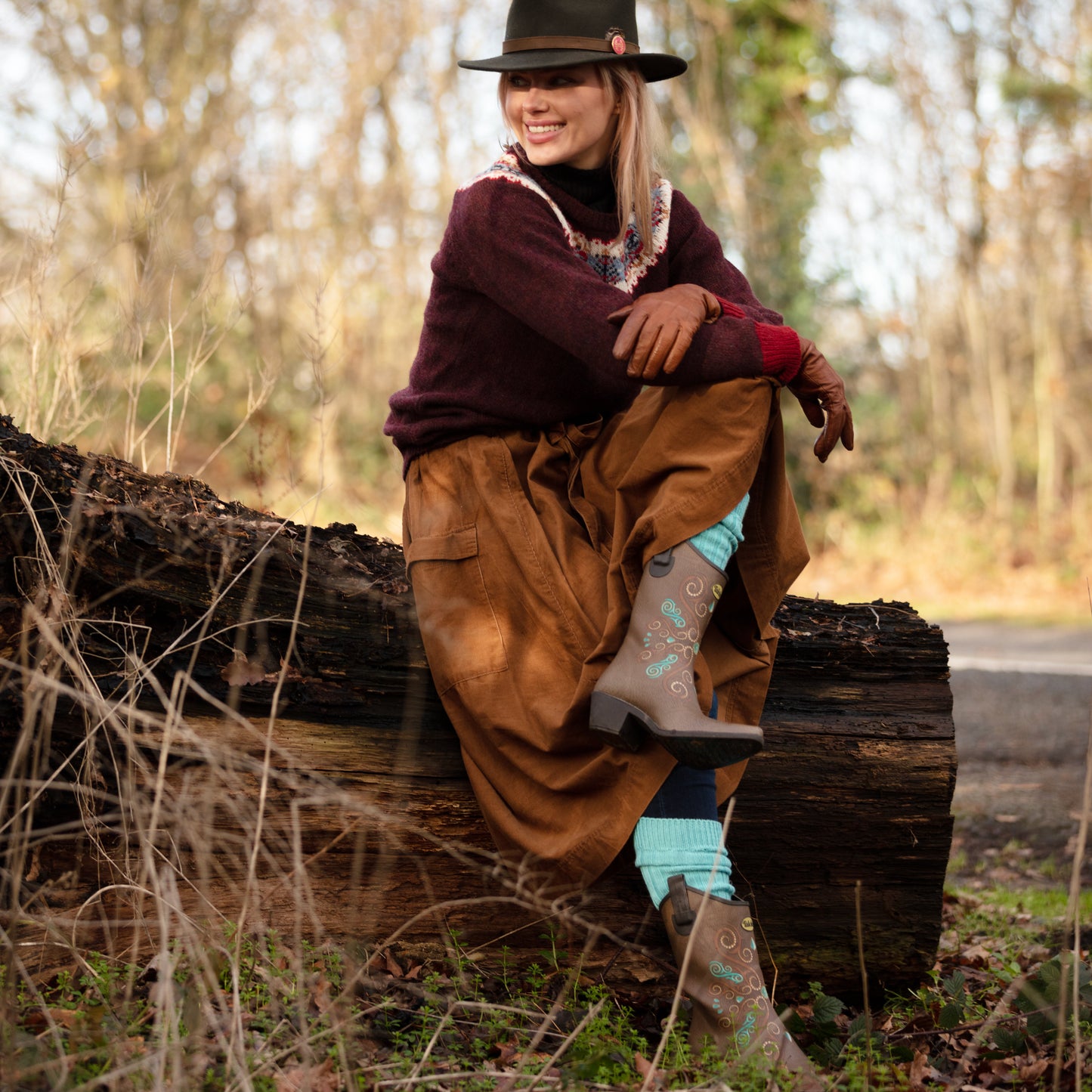 Dallas Dreamer western style cowgirl welly