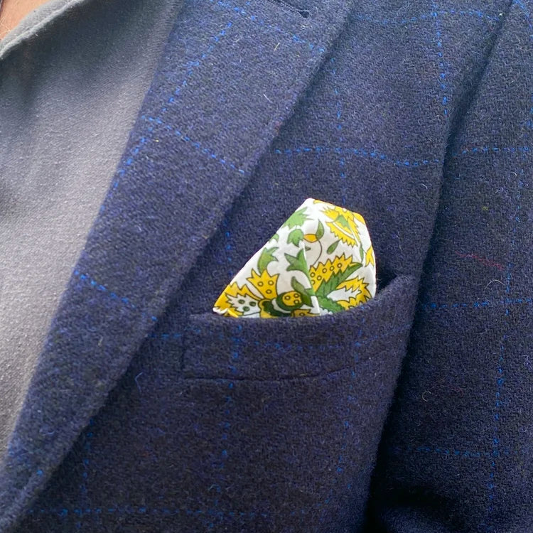 3 Floral Print Cotton Handkerchieves