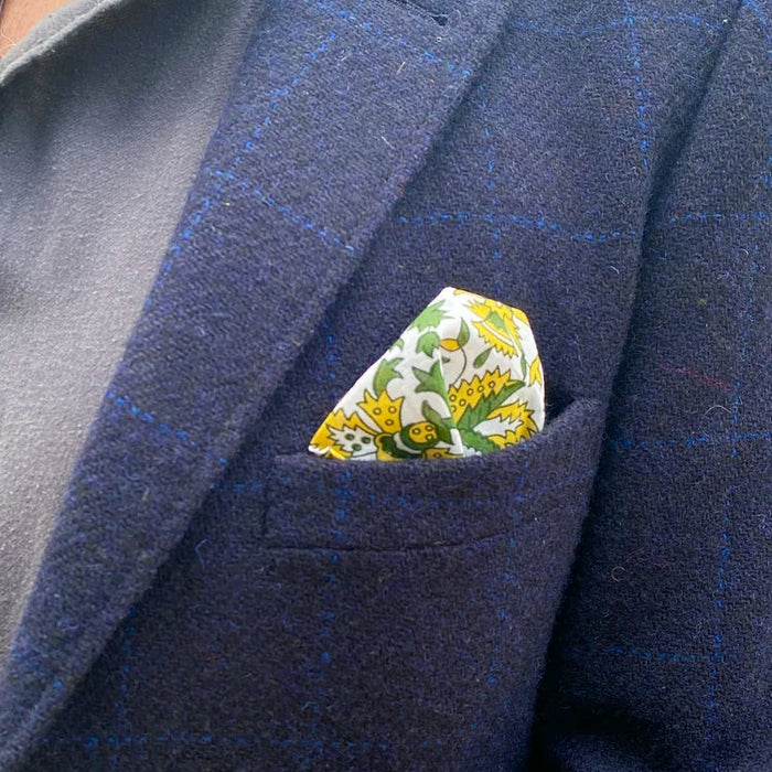 3 Floral Print Cotton Handkerchieves