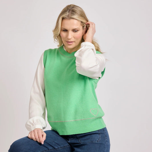 Lucy boxy crew neck tank top