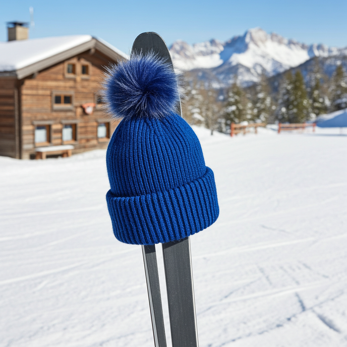 Soft Fluffy Pom Pom Hats