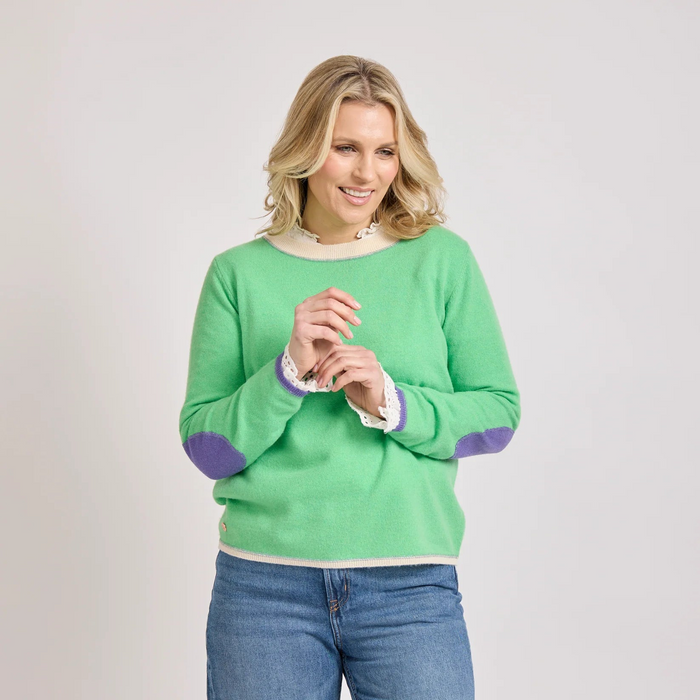 Rosie tipped boxy jumper