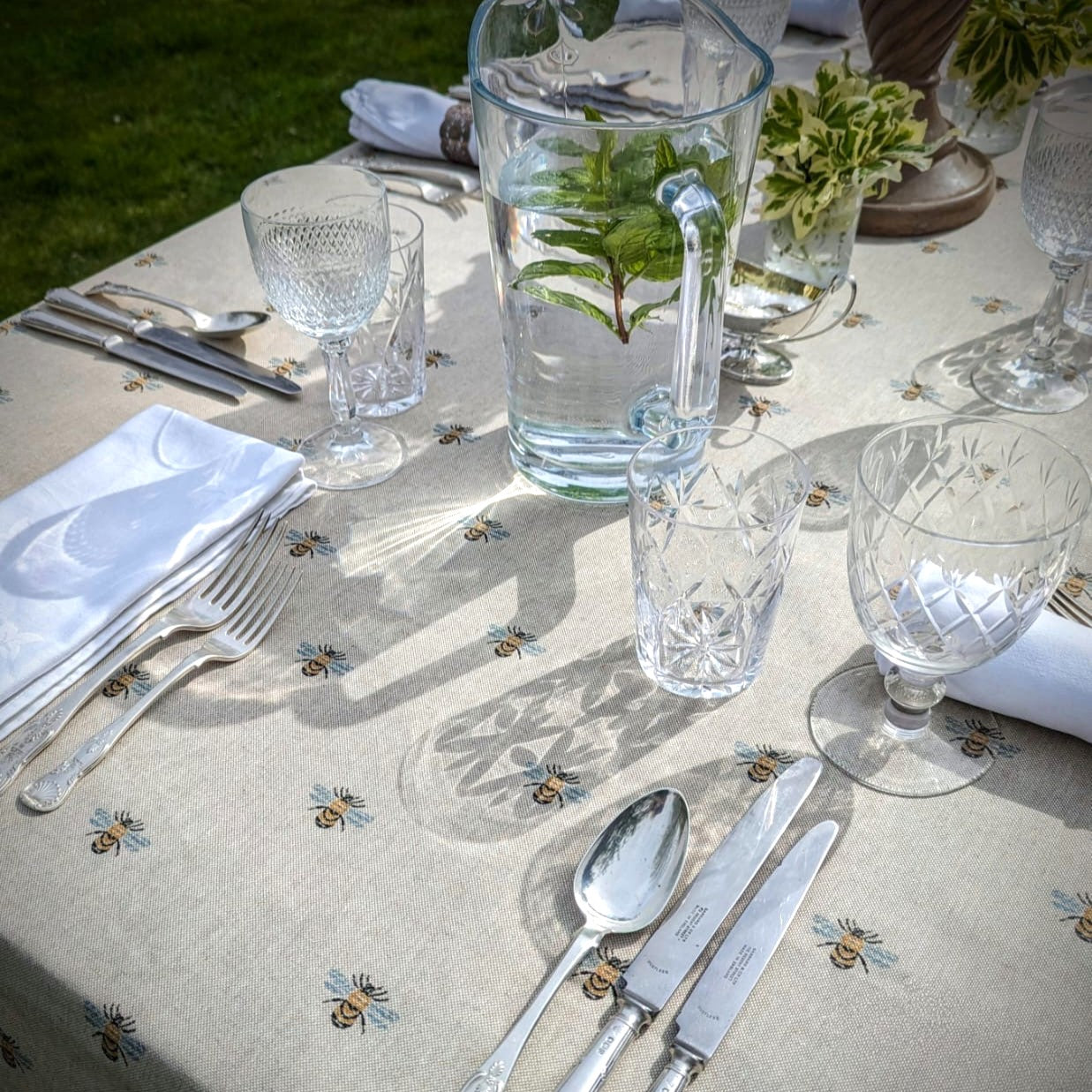Wipe & Wash Cotton Tablecloths