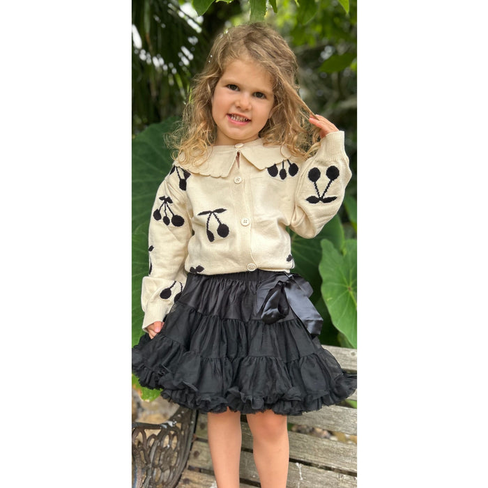 Black Tutu Skirt with ribbon